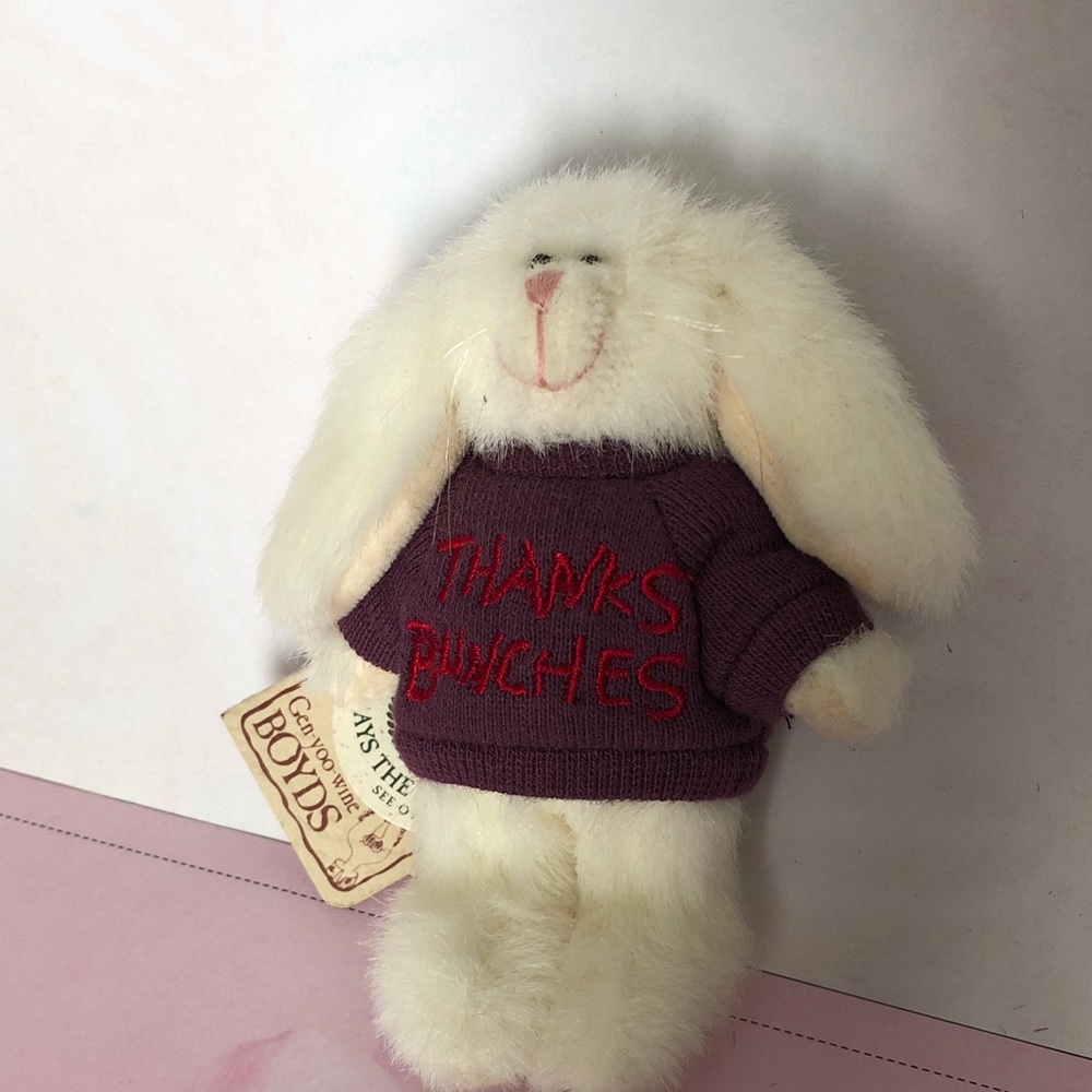 Boyd’s Bears Mini Message Merci Rabbit